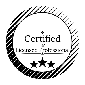 Certified or Licensed Professional Badge